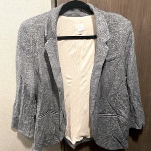 Lauren Conrad cotton blazer. Stretchy and comfy. Light pink inside liner